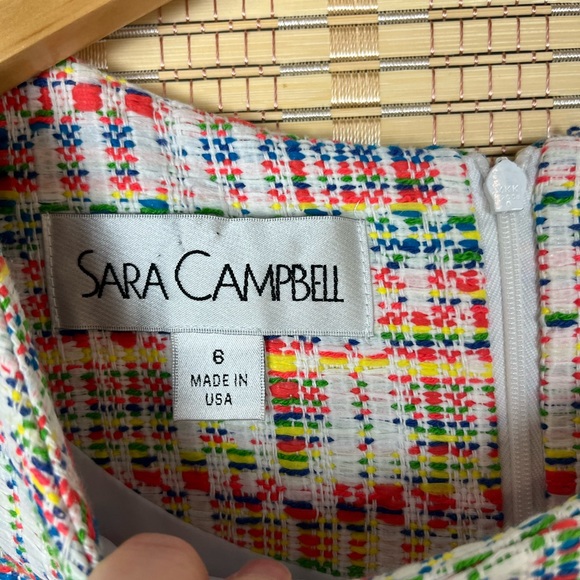 Sara Campbell Bright Tweed Fringe Dress - Picture 4 of 12